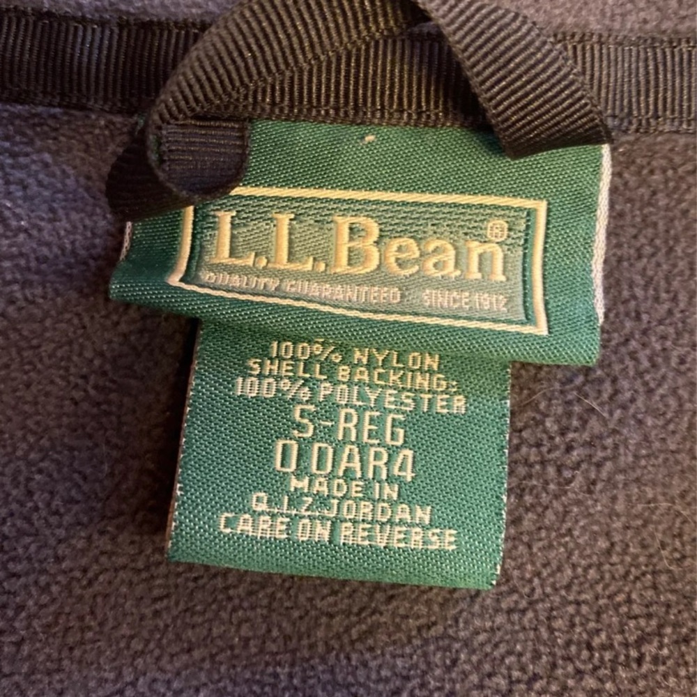 LL Bean Shell Jacket Small Black - Picture 2 of 6